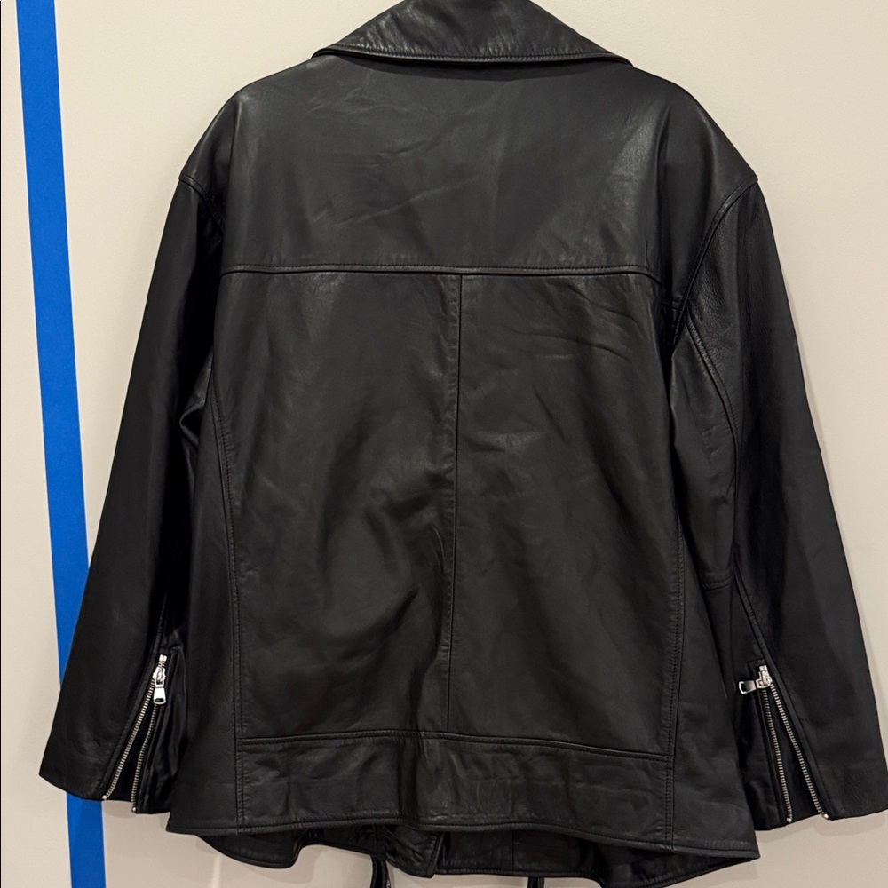 ASOS Authentic Leather Jacket - Picture 4 of 4